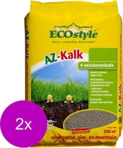 Ecostyle Az-Kalk 200 M2 - Kalk - 2 X 20 Kg -Tuingereedschap Serie Winkel 1000x1200 8