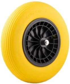 Merkloos Kruiwagenwiel Anti Lek - 4.80/4.00-8 - Massief PU Band - Lekvrij Wiel Met 130mm As - Kruiwagenband 4.80/400 Voor Kruiwagen -Tuingereedschap Serie Winkel 1007x1200