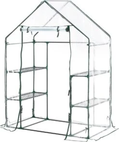 Broeikas / Tuinkas - 147 X 195 X 73 Cm - PVC Folie -Tuingereedschap Serie Winkel 1011x1200 3