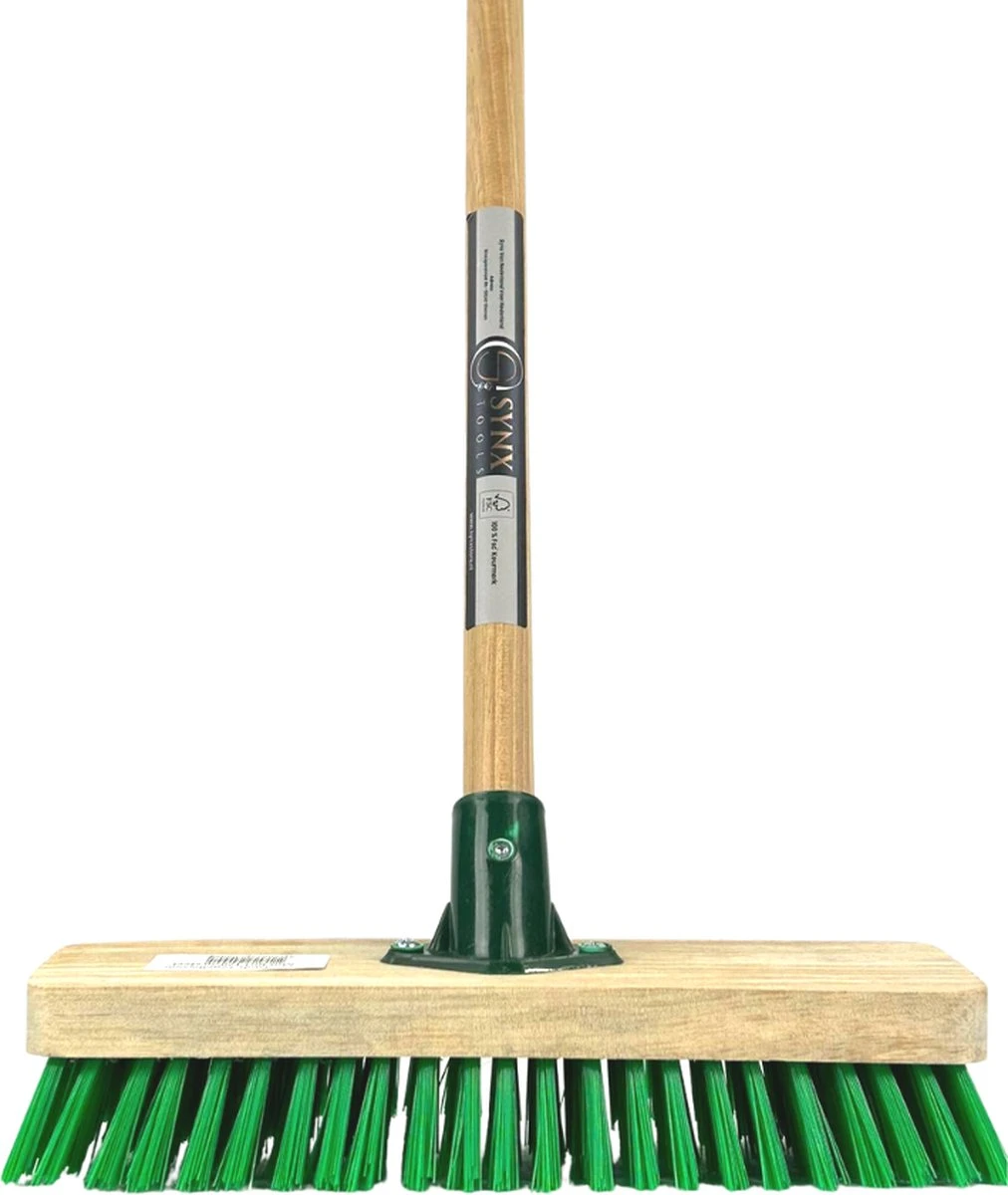 Synx Tools Tegelborstel - Bezem Met Steel 150cm Mosbezem - Schrobbezem - Mos - Onkruidborstel - Harde Borstel- Bezems 6 Synx Tools Tegelborstel - Bezem Met Steel 150cm Mosbezem - Schrobbezem - Mos - Onkruidborstel - Harde Borstel- Bezems - Afbeelding 4