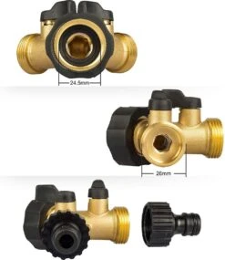 Sens Design Waterverdeler 2-weg – Messing – Past Op Europese Kranen -Tuingereedschap Serie Winkel 1040x1200 5