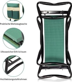 Uten - Kniebankje Tuin - Knie Steun - Tuinkruk Inklapbaar - Kniesteun Tuinieren - Kniekussen - Tot 150 Kg - Groen -Tuingereedschap Serie Winkel 1052x1200 3