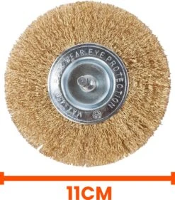 Kibani Elektrische Onkruidborstel 400W - Inclusief 2 Borstels - 11cm Diameter - Voegenreiniger - Stalen En Nylon Borstel - Voegenborstel - Onkruidverwijderaar - Onkruidverdelger - Voegborstel -Tuingereedschap Serie Winkel 1053x1200