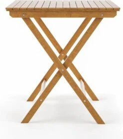 Bistro Set Hout Balkonset FSC – Patio Set Tuin – Houten Frans Tuinsetje – Kleine Tuinset – Complete Kleine Balkon Tafelset Met Gratis Bijzettafel – Hardhout FSC Balkonstoelen & Balkon Tafel - Tuintafel En Stoelen - Bistroset Van Hout – Balcony Set -Tuingereedschap Serie Winkel 1059x1200 4