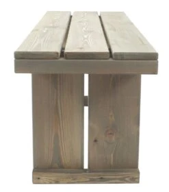 Toulouse Tuinbank Zonder Rugleuning - Licht Grijs - 118 Cm - Houten Tuinbank - Steigerhouten Tuinbank - Tuinbankje -Tuingereedschap Serie Winkel 1060x1200