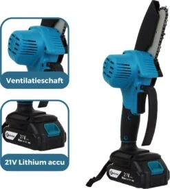 NovarGarden® Mini Kettingzaag NG1 - Met 2x Accu - Takkenzaag - Snoeizaag - Electrisch - Handzaag - Boomzaag - 21V -Tuingereedschap Serie Winkel 1080x1200 2