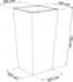 Prosperplast Kunststof Urbi Bloempot/plantenpot Met Binnenpot Antraciet 40 X 40 X 75 Cm - 37/91,5 Liter - Hoge Vierkante Bloempotten -Tuingereedschap Serie Winkel 1080x1200 5