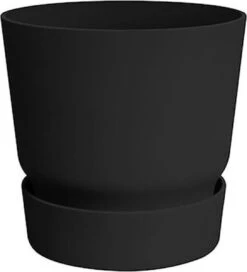 Elho Greenville Rond 30 - Grote Bloempot Voor Buiten - Gemaakt Van Gereycled Plastic - Ø 29.5 X H 27.8 Cm - Living Black -Tuingereedschap Serie Winkel 1089x1200 5
