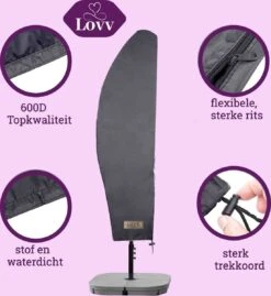 Parasolhoes Voor Zweefparasol–Waterdicht-met Rits En Stok-Superieure Kwaliteit-280cm X 81cm -Tuingereedschap Serie Winkel 1102x1200 1