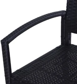 Outsunny Polyrotan Tuinbank 2-zits Parkbank Bank Staal Zwart 867-022 -Tuingereedschap Serie Winkel 1102x1200 2