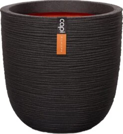 Capi Europe - Bloempot Bol Rib NL - 35x34 - Zwart - Voor Binnen En Buiten - KBLR932 -Tuingereedschap Serie Winkel 1102x1200 4