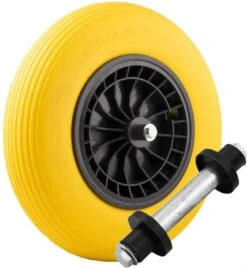 Merkloos Kruiwagenwiel Anti Lek - 4.80/4.00-8 - Massief PU Band - Lekvrij Wiel Met 130mm As - Kruiwagenband 4.80/400 Voor Kruiwagen -Tuingereedschap Serie Winkel 1105x1200 1