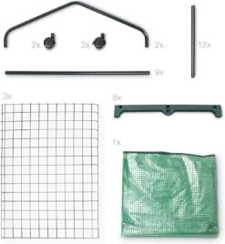 Relaxdays Kas Met Wielen - Tuinkas 3 Etages - Broeikas Kweekkas Tuin / Balkon 130 Cm Hoog - PE -Tuingereedschap Serie Winkel 1106x1200 8