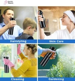 Merkloos Sibel Extreme Mist Verstuiver 160ml Zwart En Wit| Professional Hairdressing Plastic Fine Mist Spray Bottle - 2 Stucks -Tuingereedschap Serie Winkel 1107x1200 3