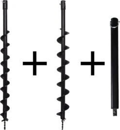 Kibani Grondboor 52cc Benzine + Grondboren Set 60 Mm + 80 Mm + 100 Mm + 150 Mm + 2 Verlengstukken - Palenboor - Grondboor Machine 18 Kibani Grondboor 52cc Benzine + Grondboren Set 60 Mm + 80 Mm + 100 Mm + 150 Mm + 2 Verlengstukken - Palenboor - Grondboor Machine -Tuingereedschap Serie Winkel 1110x1200