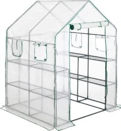 Relaxdays Tuinkas - 2 M² - Kweekkas Tuin - Grote Foliekas - 4 Ramen - Plantenkas Tomaten -Tuingereedschap Serie Winkel 1111x1200 5