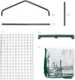 Relaxdays Tuinkas - Foliekas Balkon - Broeikas - Kweekkas - Verkrijgbaar In 3 Afmetingen - 4 -Tuingereedschap Serie Winkel 1114x1200 9