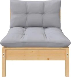 VidaXL 3-delige Loungeset Met Grijze Kussens Massief Grenenhout -Tuingereedschap Serie Winkel 1118x1200 4