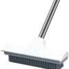 Synx Tools Luiwagen Borstel 2-in-1 Trekker - Badkamer Borstel Vloertrekker Met Steel Schrobborstel - Harde Borstelharen - Vloerwisser Badkamer - Met Telescopische Steel -Tuingereedschap Serie Winkel 1140x1200