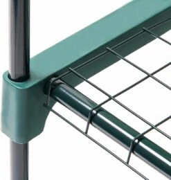 Relaxdays Kas Met Wielen - Tuinkas 3 Etages - Broeikas Kweekkas Tuin / Balkon 130 Cm Hoog - PE -Tuingereedschap Serie Winkel 1141x1200 7