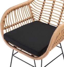 Casaria Tuinset Bali 3 Delig – 1 Tafel/2 Stoelen – Naturel Zwart -Tuingereedschap Serie Winkel 1149x1200 8