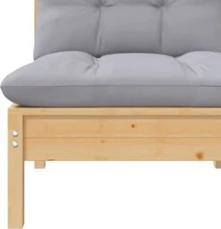 VidaXL 3-delige Loungeset Met Grijze Kussens Massief Grenenhout -Tuingereedschap Serie Winkel 1159x1200 7