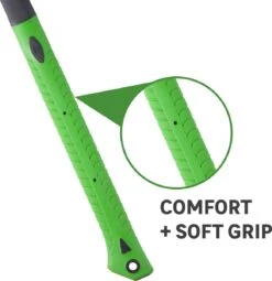 GEOLIA - Bijl - Bijl - Staal - Glasvezelsteel - 2,2 Kg Met Een Stalen Kop Van 1,6 Kg - Bijlen - Grote Bijl - Kloofhamer - Kloofbijl - Kloofbijl -Tuingereedschap Serie Winkel 1164x1200