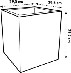 Elho Vivo Next Vierkant 30 - Plantenbak Voor Binnen & Buiten - Ø 29.5 X H 29.5 Cm - Zwart/Living Black 23 Elho Vivo Next Vierkant 30 - Plantenbak Voor Binnen & Buiten - Ø 29.5 X H 29.5 Cm - Zwart/Living Black -Tuingereedschap Serie Winkel 1174x1200 11