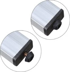 Casaria Polyrattan Tuinbank – 2 Zits UV-bestendig - Zwart -Tuingereedschap Serie Winkel 1175x1200 3