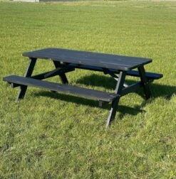 Goedkopepicknicktafels.nl | Zwarte XL Picknicktafel | Tuintafel 6 Persoons | Zwart Gespoten Gedroogd Grenen Hout! -Tuingereedschap Serie Winkel 1177x1200 5