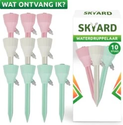 SKYARD® Waterdruppelaar Set Van 10 – Watergeefsysteem Geschikt Binnen (Kamerplanten) En Buiten – Bewateringssysteem Met Instelbare Druppelsnelheid - Irrigatiesysteem - Planten Watergever - Waterbol -Tuingereedschap Serie Winkel 1179x1200 3