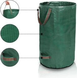 Tuin Afvalzakken - 2 Stuks - Opvouwbare Afvalzak - Tuin Afvalzak - Bladzakken - Waterstotend Tuinafvalzak - 270L -Tuingereedschap Serie Winkel 1181x1200