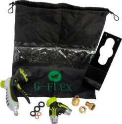 G-Flex Flexibele Tuinslang - Waterslang - 8 Verschillende Sproeistanden - Inclusief Opbergtas/splitter/Koppelstuk/Houder/Rubbers - 30 Meter 11 G-Flex Flexibele Tuinslang - Waterslang - 8 Verschillende Sproeistanden - Inclusief Opbergtas/splitter/Koppelstuk/Houder/Rubbers - 30 Meter -Tuingereedschap Serie Winkel 1181x1200 5