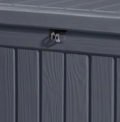 Keter Rockwood Opbergbox - 570L - 155x72.4x64.4cm - Grafiet -Tuingereedschap Serie Winkel 1185x1200 15