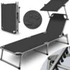 Sens Design Zonnebed - Ligbed Inklapbaar Met Zonneklep - Grijs -Tuingereedschap Serie Winkel 1188x1200 8