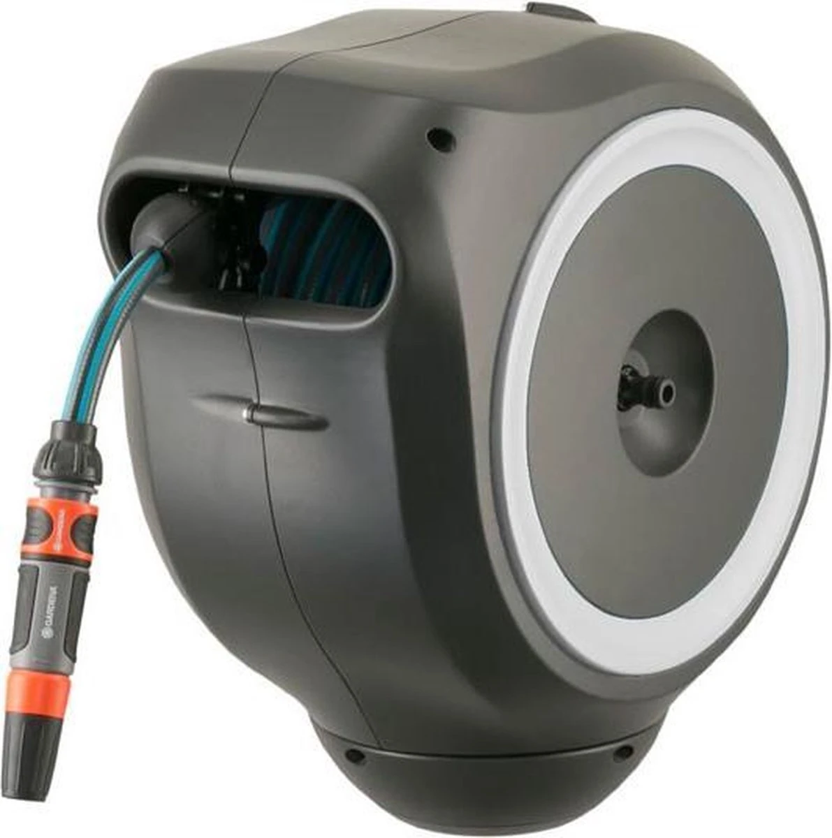 GARDENA - Wandslangenbox RollUp M/L Wit - 25 Meter Slang 4 GARDENA - Wandslangenbox RollUp M/L Wit - 25 Meter Slang - Afbeelding 2