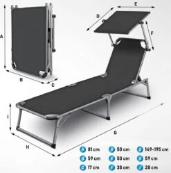 Sens Design Zonnebed - Ligbed Inklapbaar Met Zonneklep - Grijs 13 Sens Design Zonnebed - Ligbed Inklapbaar Met Zonneklep - Grijs -Tuingereedschap Serie Winkel 1191x1200 5