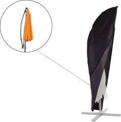 Parasolhoes Voor Zweefparasol - 265 Cm - Zwart - Waterbestendige Hoes Voor Parasol - Parasolhoes Staande Parasol Met Rits -Tuingereedschap Serie Winkel 1193x1200 6