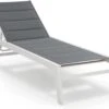Blumfeldt Renazzo Lounge Ligstoel - Ligbed Voor De Tuin - Aluminium Tuinstoel - 6 Standen - Waterafstotend - Bekleding Van 70 % Pvc En 30 % Polyetheen - Grijs -Tuingereedschap Serie Winkel 1200x1000 5