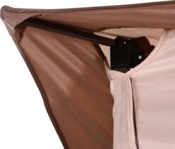 Outsunny Paviljoen Met Zijwanden Partytent Tuintent Popup 3,25 X 3,25 M Khaki 840-166 -Tuingereedschap Serie Winkel 1200x1018 4