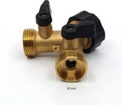 Horvitus Waterverdeler 2 Weg - Y Stuk Kraan Splitter - Voor Europese Kranen - Messing -Tuingereedschap Serie Winkel 1200x1034 4