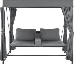 Schommelbank / Ligbank Kassandra - Donkergrijs -Tuingereedschap Serie Winkel 1200x1046 3