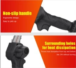 Violeworks® Accu Kettingzaag - Snoeizaag - Mini Kettingzaag - Handkettingzaag - Ook Voor Makita - Elektrische Kettingzaag - Elektrische Snoeischaar - Op Batterij - 2900 MAh - 1080W - 88V -Tuingereedschap Serie Winkel 1200x1075 3