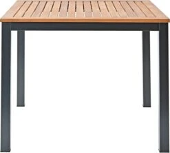 NATERIAL - Tuintafel Vierkant ORIS - 4 Personen - Houten Tafel 90x90 Cm - Aluminium - Met Houten Blad - Eucalyptus -Tuingereedschap Serie Winkel 1200x1079 1