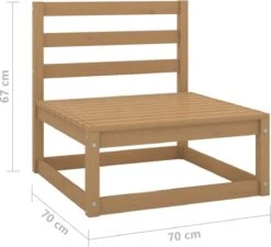 VidaXL 5-delige Loungeset Met Kussens Massief Grenenhout -Tuingereedschap Serie Winkel 1200x1093 4