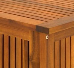 Casaria Opbergbox Acacia Hout – Weerbestendig 115cm - Bruin -Tuingereedschap Serie Winkel 1200x1102 2