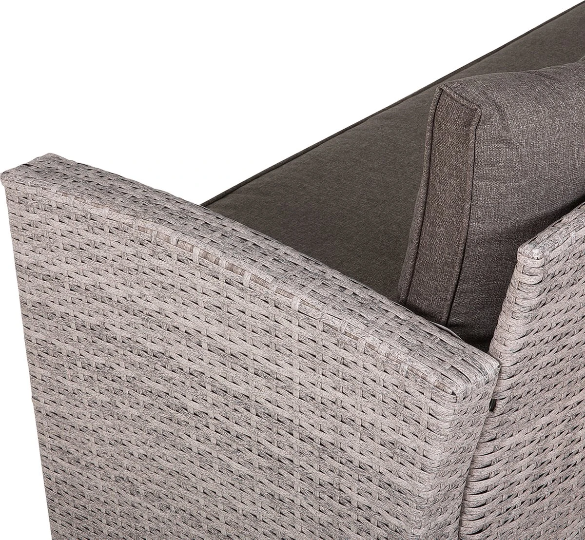 Beliani VITERBO - Loungeset Voor 8 - Grijs - PE Rotan 22 Beliani VITERBO - Loungeset Voor 8 - Grijs - PE Rotan - Afbeelding 20