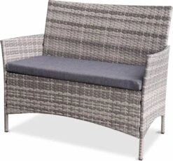 Alice's Garden Loungeset Moltès - 4 Plaatsen - Wicker - Kleine Set - Tinten Grijs/grijs -Tuingereedschap Serie Winkel 1200x1113 10