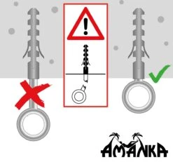 Metalen Ophangset Tot 160kg - Massieve Bevestiging Set Voor Hangstoel Hangmat - Plafond Wand Montage -Tuingereedschap Serie Winkel 1200x1123 4