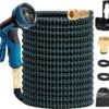 J.E Super Sterk Uitrekbare Tuinslang Tot 30 Meter + GRATIS Tas, Ophanghaak En Koppelstuk - 10 Standen Sproeikop - Blauw/Zwart - Flexibel Elastisch -Tuingereedschap Serie Winkel 1200x1127 9